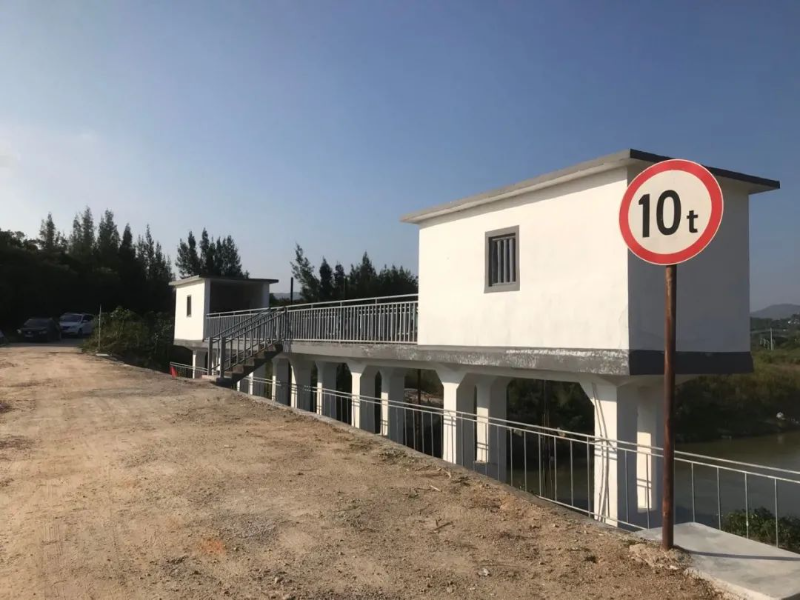 如今的金狮仔闸。 图片