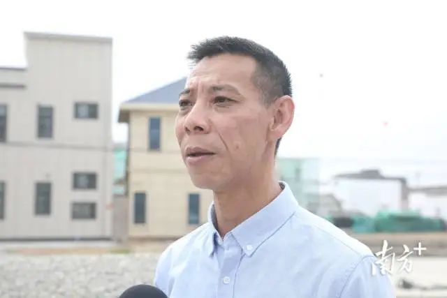 红海湾田墘街道党工委副书记曾建瑜接受采访。 图片