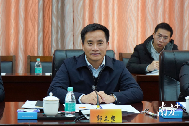 郭立坚在座谈会上发表讲话。 图片